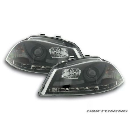 Coppia fari Daylight LED IBIZA 6L 02-08 negro