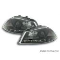 Coppia fari Daylight LED IBIZA 6L 02-08 negro