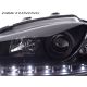 Coppia fari Daylight LED IBIZA 6L 02-08 black