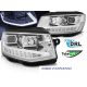 Faros Tube Light DRL VW T6 15-19 cromado