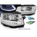 Fari anteriori Tube Light DRL VW T6 15-19 cromo