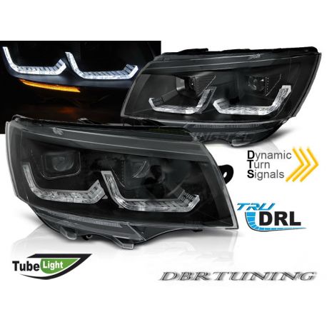 Headlights 3D Led DRL VW T6.1 20-24 chrome