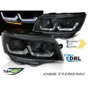 Headlights 3D Led DRL VW T6.1 20-24 black