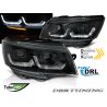 Faros 3D Led DRL VW T6.1 20-24 negro