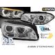Fari anteriori 3D Led DRL BMW F10 F11 11-13 cromo