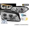 Fari XENON 3D Led DRL BMW F10 F11 11-13 cromo