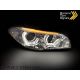 Fari anteriori 3D Led DRL BMW F10 F11 11-13 cromo