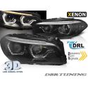 Fari XENON 3D Led DRL BMW F10 F11 11-13 neri