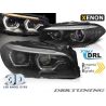 Fari XENON 3D Led DRL BMW F10 F11 11-13 cromo