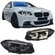Fari XENON 3D Led DRL BMW F10 F11 11-13 cromo