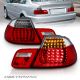 Fanali posteriori Led BMW E46 Coupè 99-03 rossi
