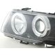 Coppia fari Angel Eyes Opel  Astra F 91-94 neri