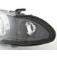 Headlights Led Angel Eyes Opel  Astra (F) 91-94 Black