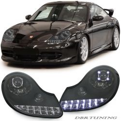 Fari Led PORSCHE BOXSTER 986 e CARRERA 996 96-04 neri