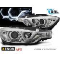 Coppia fari 3D LED XENON AFS Bmw F30 F31 11-15 cromo