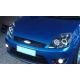 Headlights Led Angel Eyes Ford Fiesta MK6 02-08 Black