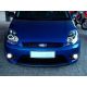 Faros Led Angel Eyes Ford Fiesta MK6 02-08 negros