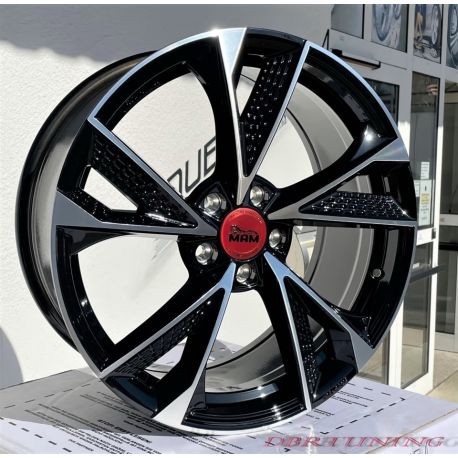 Cerchio in lega MAM RS6 Black Polish 20