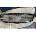 Sport grill Matrix Mercedes W205 18-21 silver