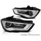 Coppia fari H7 Tube Light DRL Audi A3 8V 12-16