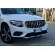 Calandra GTR Mercedes GLC X253 15-19 nero cromo