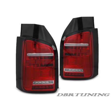 Pilotos traseros Led Bar VW T6.1 20-24 rojo