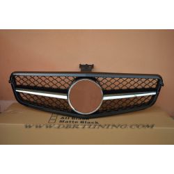 Calandra Mercedes look C63 W204 07-14 nero-cromo