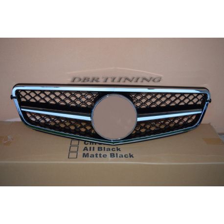 Parrilla Mercedes AMG C63 W204 07-14 cromo-negro