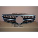 Parrilla Mercedes AMG C63 W204 07-14 cromo-negro