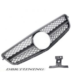 Grill Mercede C63 look W204 07-14 matt black