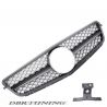 Parrilla Mercedes look C63 W204 07-14 negro mate
