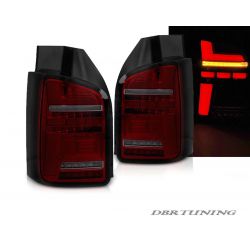Pilotos traseros Led Bar VW T6.1 20-24 rojo ahumado