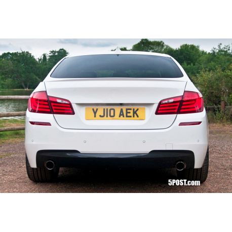 Diffusore scarico singola DX+SX MSport BMW 5 F10-11 10-13