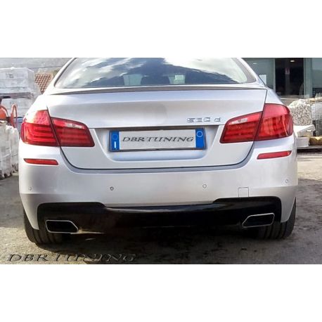 Diffusore scarico singola DX+SX MSport BMW 5 F10-11 10-13