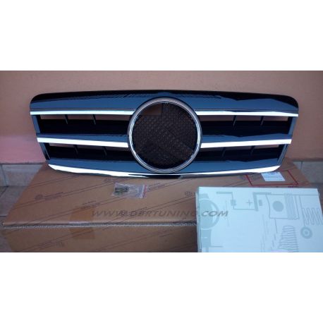 Sport grill Mercedes CLK W208 97-02 black-chrome