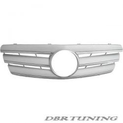 Calandra sportiva Mercedes C W203 00-07 silver-cromo