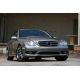 Calandra sportiva Mercedes C W203 00-07 nero-cromo