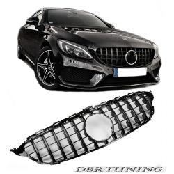 Calandra Mercedes look GTR W205 14-18 nera