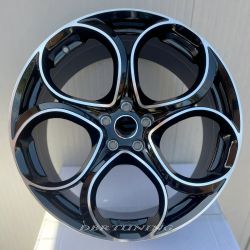 Alloy wheel TecnoMagnesio JUNIOR Glossy Black 18