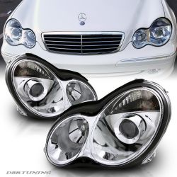 Faros delanteros H7 MERCEDES C W203 00-07