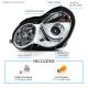 Headlights MERCEDES C W203 00-04 H7