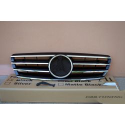 Grill SL look Mercedes C W203 00-07 black chrome