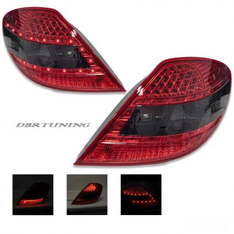 Pilotos Led MERCEDES SLK R171 04-11 rojo humo