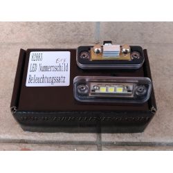 Coppia plafoniere luce targa LED VW + PORSCHE