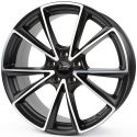 Alloy wheel MAM A5 RS Matt Black Polish 18