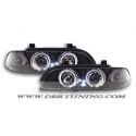 Headlights Led Angel Eyes BMW 5 E39 95-03 motor black
