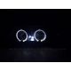 Headligts Angel Eyes Led BMW 5 E39 95-00 motor black