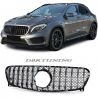 Grill look GTR Mercedes GLA X156 13-16 black chrome