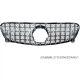 Grill look GTR Mercedes GLA X156 13-16 black chrome