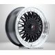Llanta JR9 Black Lip polished 7,5x17